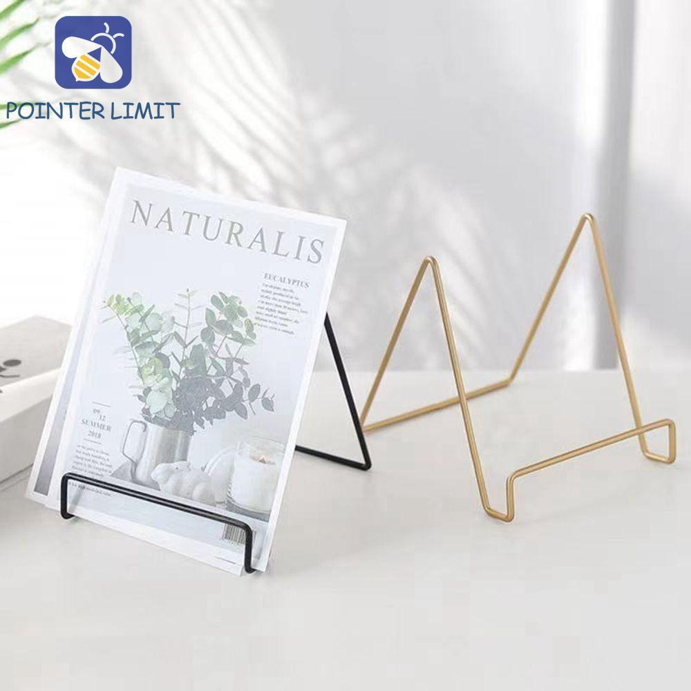 POINTER LIMIT Giá lưu trữ sách, File Photo Iron Magazine Rack, INS Bộ sưu tập báo Hình ảnh Giá đỡ để