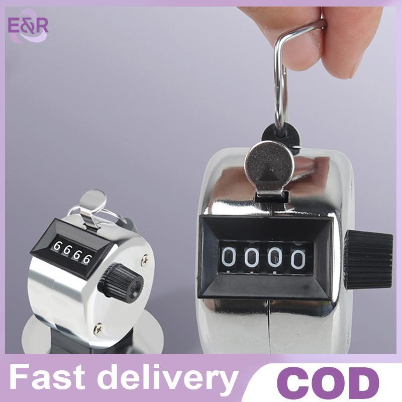 E & R Digital Hand Tally Counter Đếm thủ công Golf Clier Training Counter 4 chữ số Tay Tally Counter