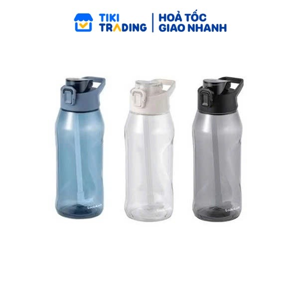 Bình nước nhựa thể thao LocknLock Active One-touch sport bottle ABF926 dung tích 1.05L có ống hút - 