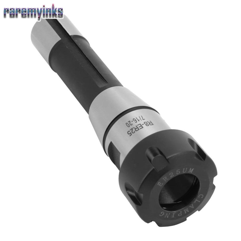 RAREM R8-ER25 Collet Chuck, Gia công lỗ sâu R8 Shank Spring Collet Chuck Holder, Spring Loaded ER25 