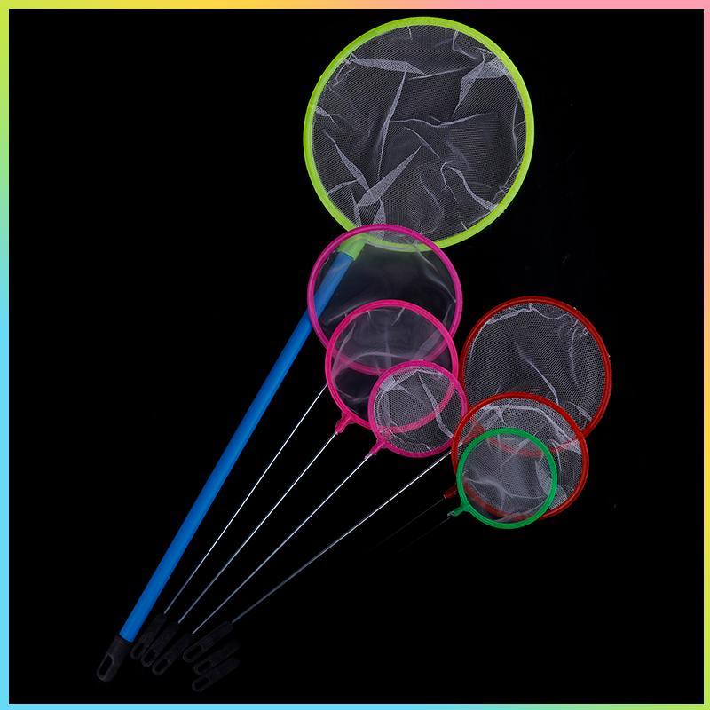 (COD) Mini Aquarium Fish Catch Net Handle Tool Bể Câu Cá Phụ Kiện Cá Tròn