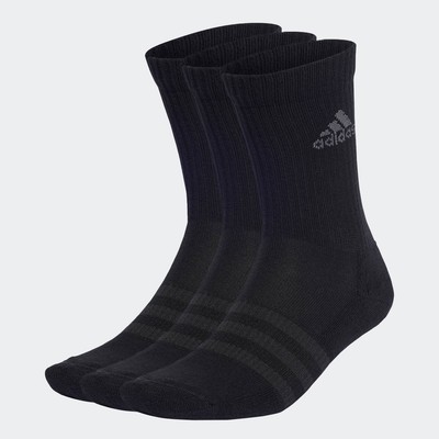 adidas Phong cách sống & Bóng rổ Bộ 3 Đôi Tất Cao Cổ Có Đệm Unisex Đen IA3950