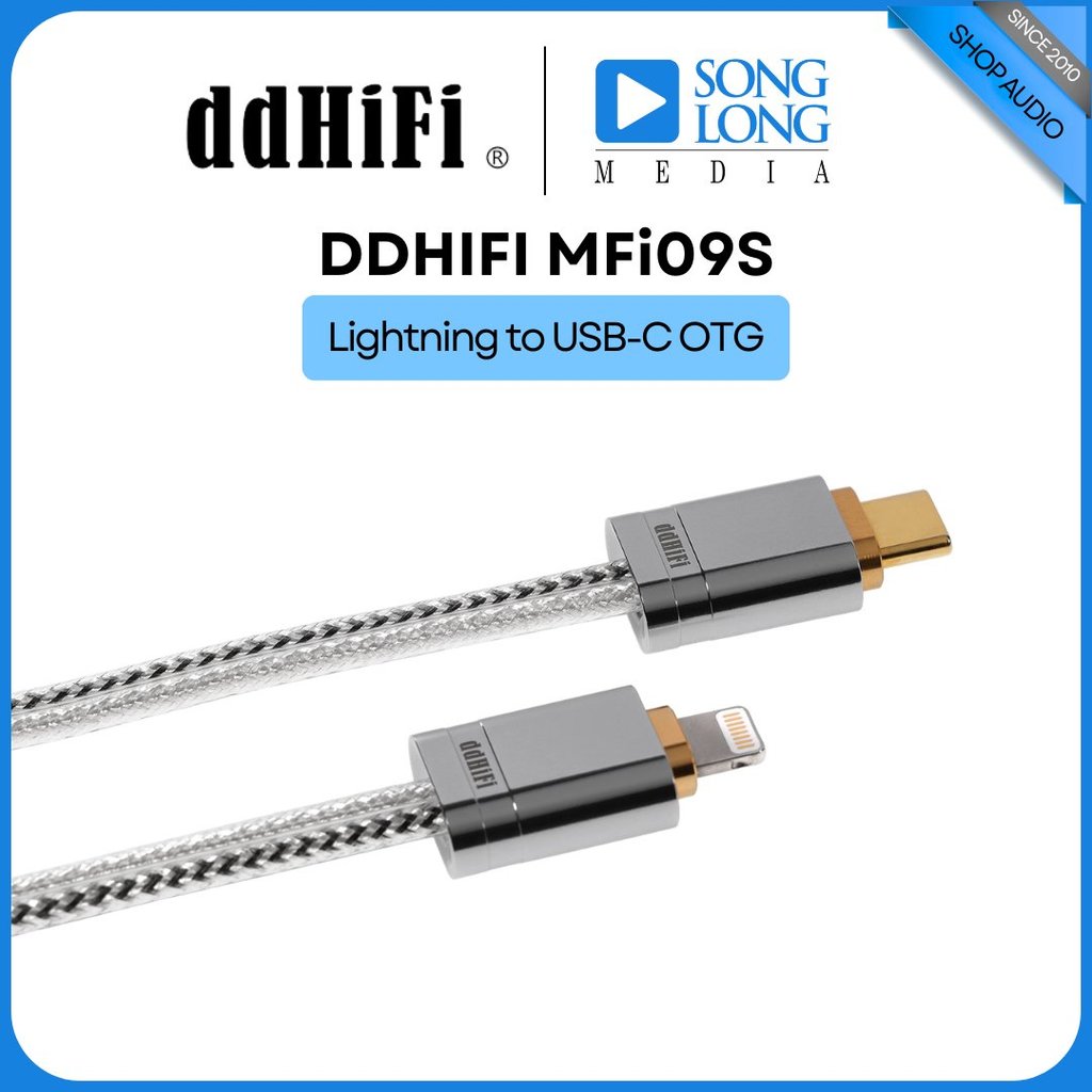 Jack chuyển DDHIFI MFI09S LIGHTNING TO USB-C OTG -  Hàng Chính Hãng - Songlongmedia