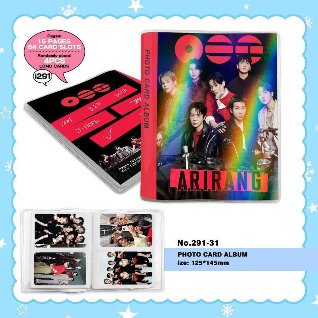 K Kpop Hallyu Card Album Total Chain BT Bulletproof BL STR KATSEYE ILIT Star Photo Card Storage Albu