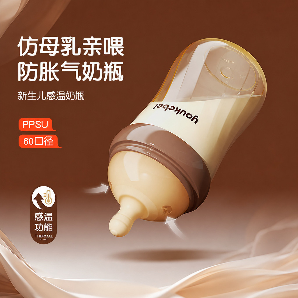 Bình sữa PPSU Bình sữa trẻ sơ sinh chống đầy hơi cho bé cho đến tháng tuổi Sơ sinh chống sặc Bình sữ