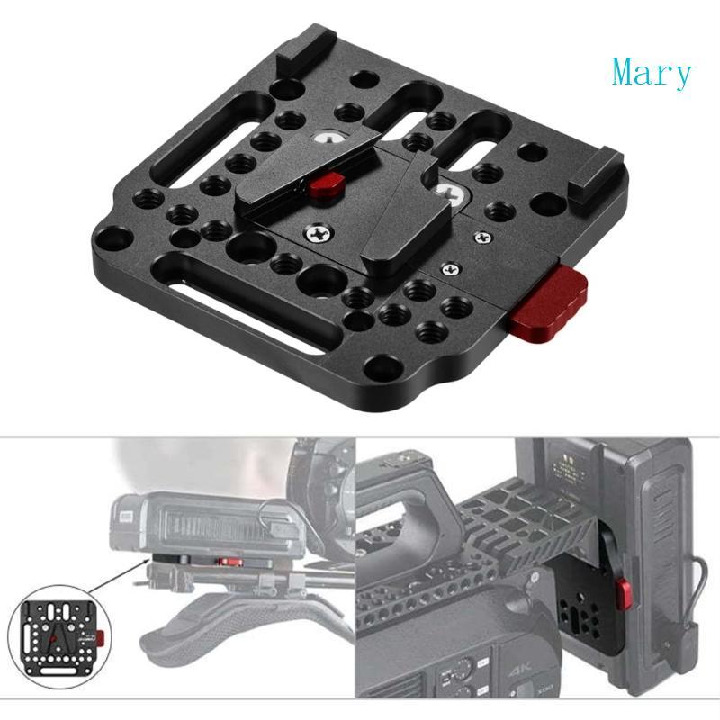 Mary Unisex V Mount Plate V Lock Plate cho pin lớn đính kèm máy ảnh