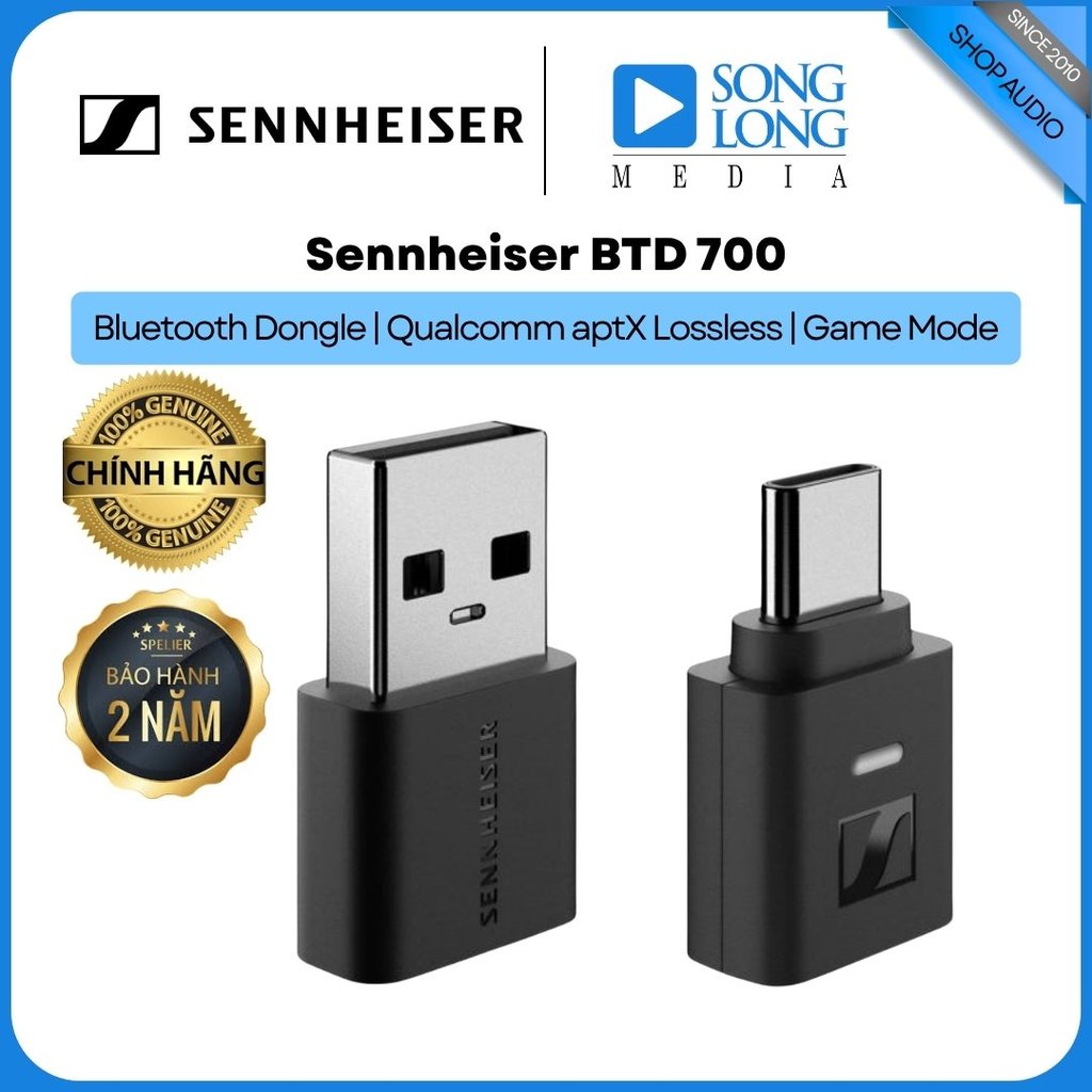 Sennheiser BTD 700 Bluetooth USB Dongle - Hàng Chính Hãng - Songlongmedia