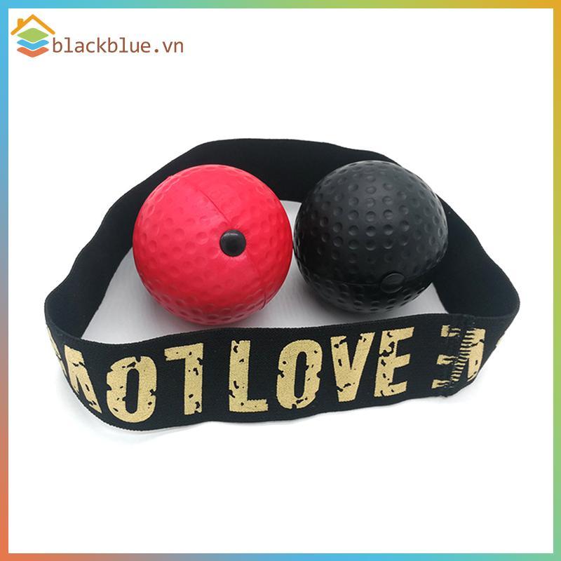 BBLUE Boxing Speed Ball Head-mounted PU Punch Ball MMA Sanda Training Hand Eye Reaction Gym Sandbag 