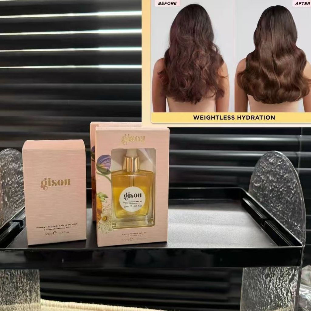 Gisou Mật Ong Tóc Hương Thơm Sương Tóc Nước Hoa Mật Ong Dưỡng Ẩm Tóc Khô 12Y