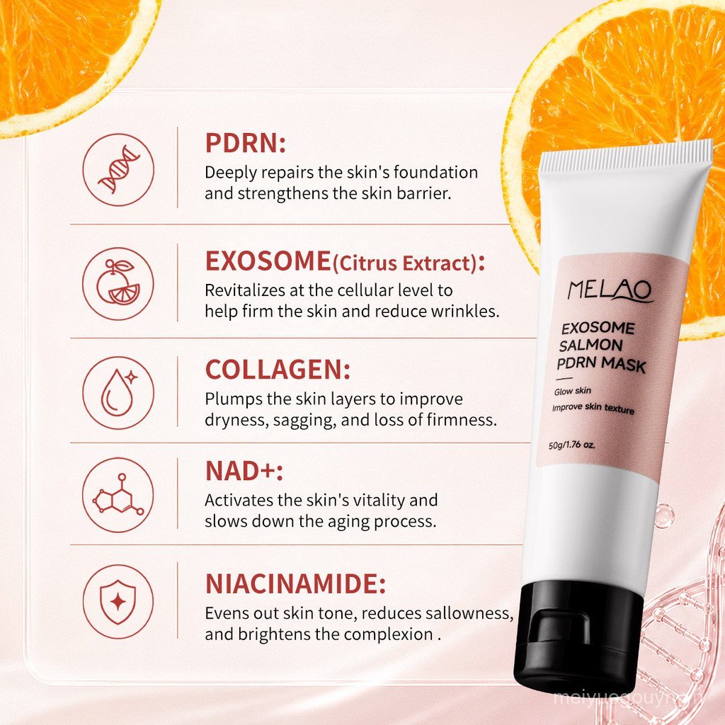 50g Mặt nạ bóc vỏ cá hồi PDRN có bàn chải cho ứng dụng MẶT NẠ PDRN EXOSOME