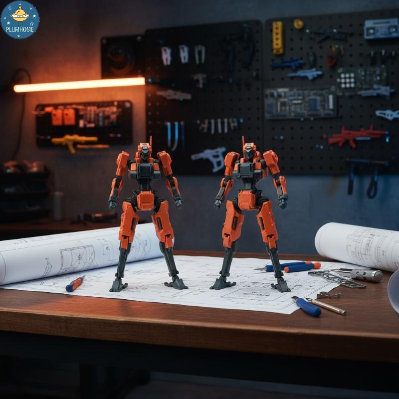 PLUMHOME Mainland 1 / 18 3MIN-A Project FENRIR A6 Assault Type 1pc Không Hộp Bộ lắp ráp Mecha khớp n