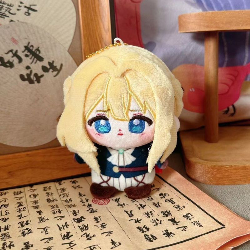 Violet Evergarden Wellit Búp Bê Ngồi Anime Ngoại Vi Ban Đầu Sang Trọng Mặt Dây Chuyền Búp Bê Nhỏ