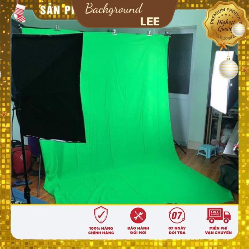 (Background Lee) Phông nền VẢI xanh lá tách nền quay video, chụp mẫu, sản phẩm.
