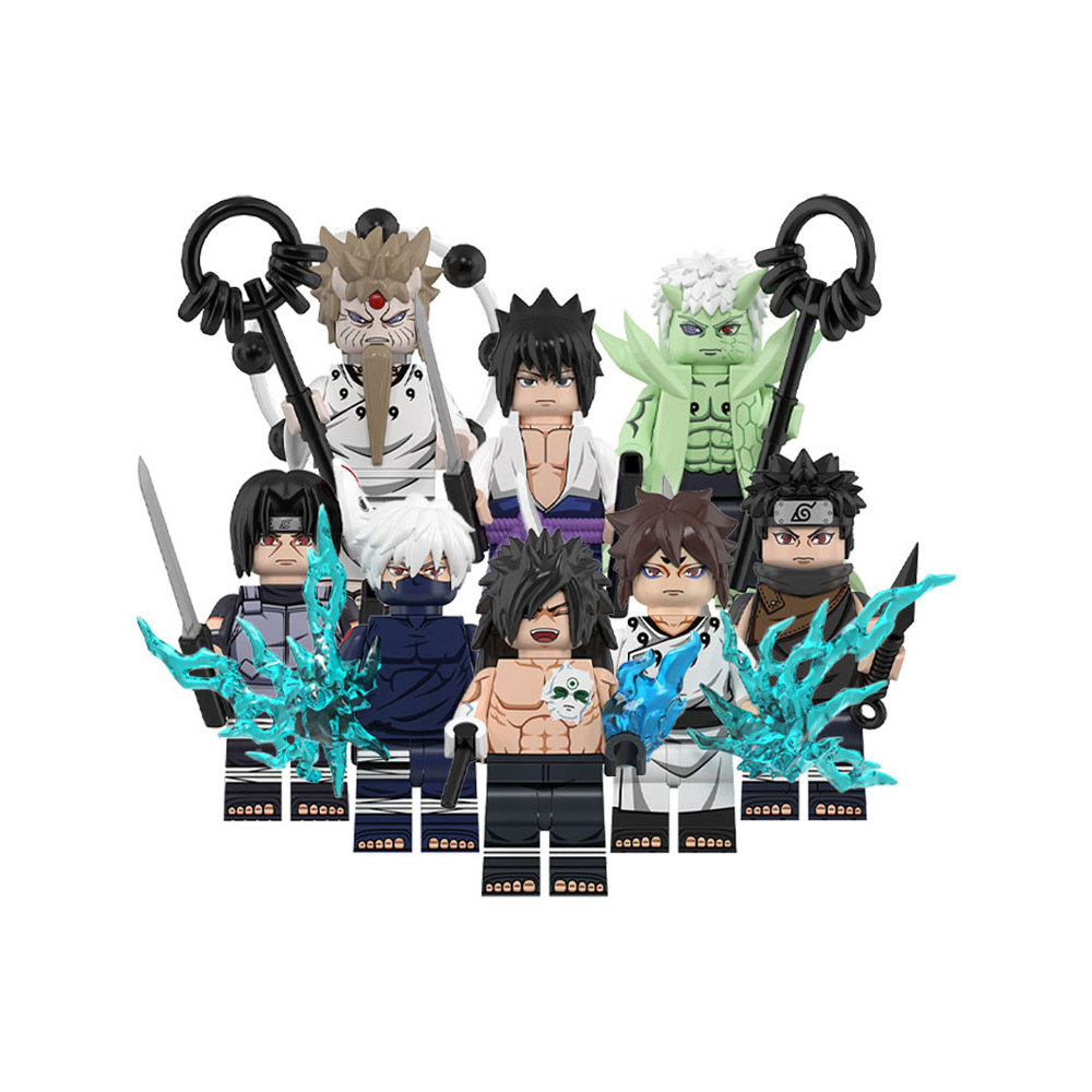 Khối xây dựng phổ biến của Trung Quốc WM Ninja Series Sasuke Otsuki Muyui Bandou Mô hình đồ chơi mô 