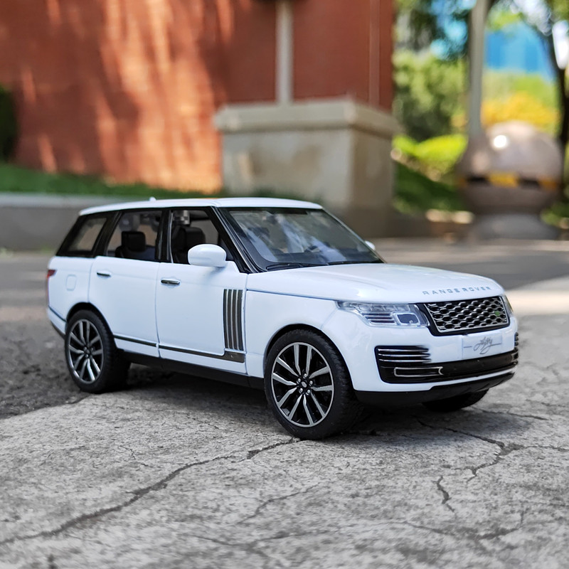 Chính Hãng 1: 32 Land Rover Range Rover Đèn Âm Thanh Trẻ Em Kéo Lại Kim Loại Đồ Chơi Xe Ô Tô Nhà Máy