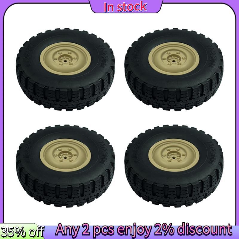 Còn hàng-4 Chiếc LD-P06 Lốp Lốp Bánh Xe Cho LDRC LD-P06 LD P06 Unimog 1 / 12 RC Xe Tải Phụ Kiện Phụ 