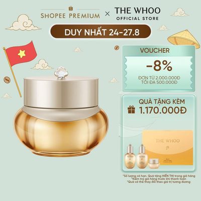 [THE WHOO OFFICIAL] Kem dưỡng ẩm, cải thiện độ đàn hồi da THE WHOO Gong Jin Hyang Firming Cream 50ml