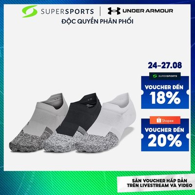 Vớ Thể Thao Under Armour Armourdry® Pro Ultra 3-Pack Low - 1387045-001