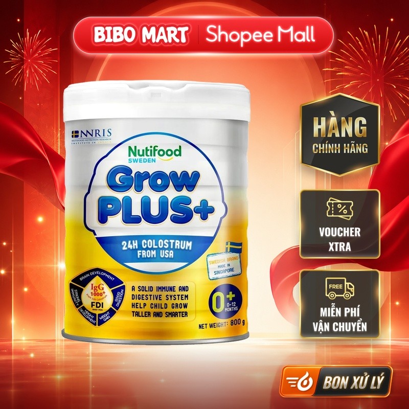[KOL] Sữa GrowPLUS+ Sữa Non Vàng lon 800gram - BM002.1