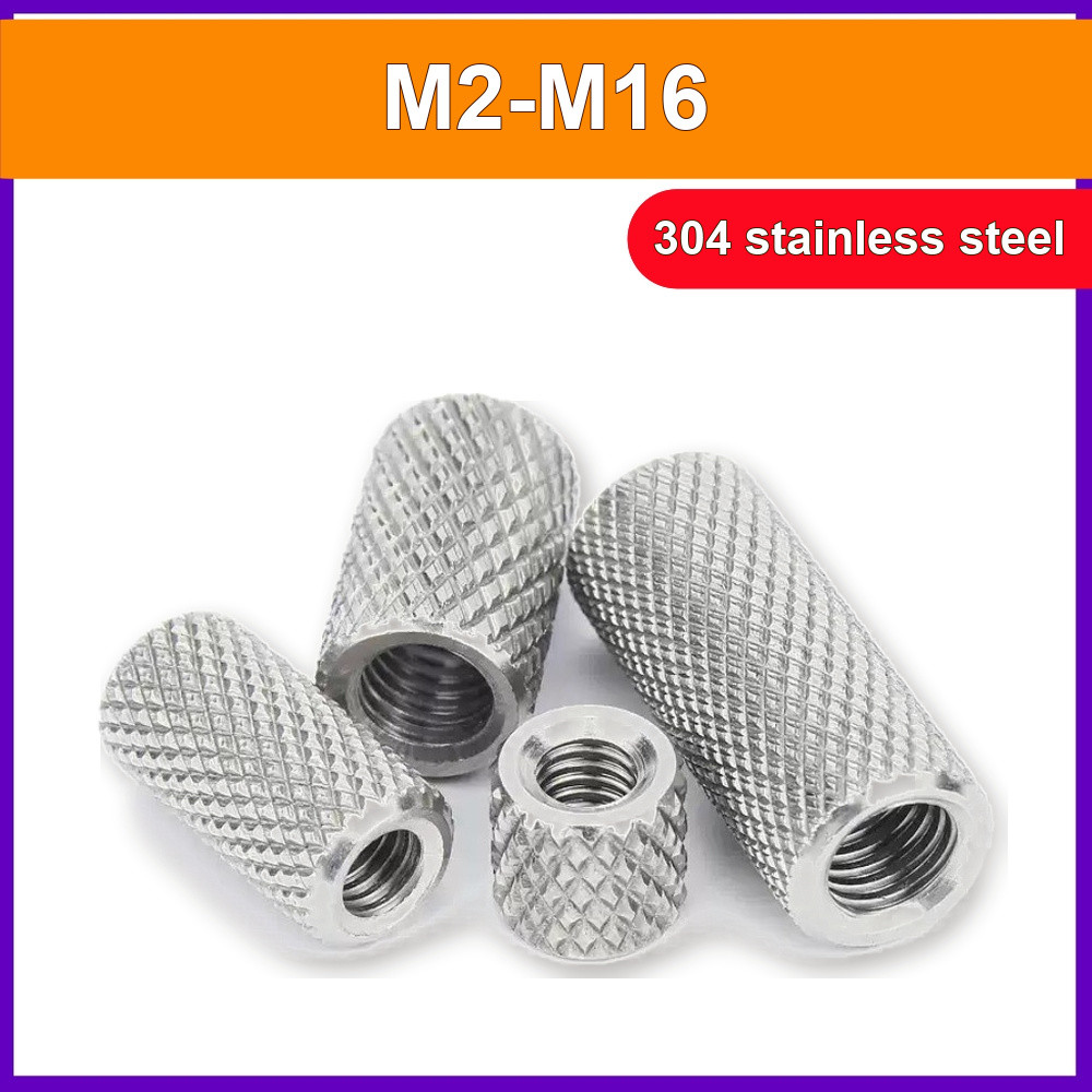 Đai ốc ngón tay cái có dây M2-M16 L4-50mm SUS304 Thép không gỉ dành cho các dự án điện tử & DIY 【第 ❥