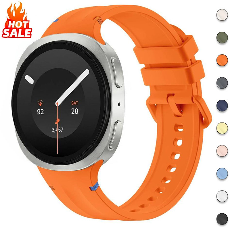 Dây Đeo Silicon Cho Samsung Galaxy Watch 9 40mm Đồng Hồ 8 44mm 8Class 46mm Dây Thể Thao Cho Galaxy W