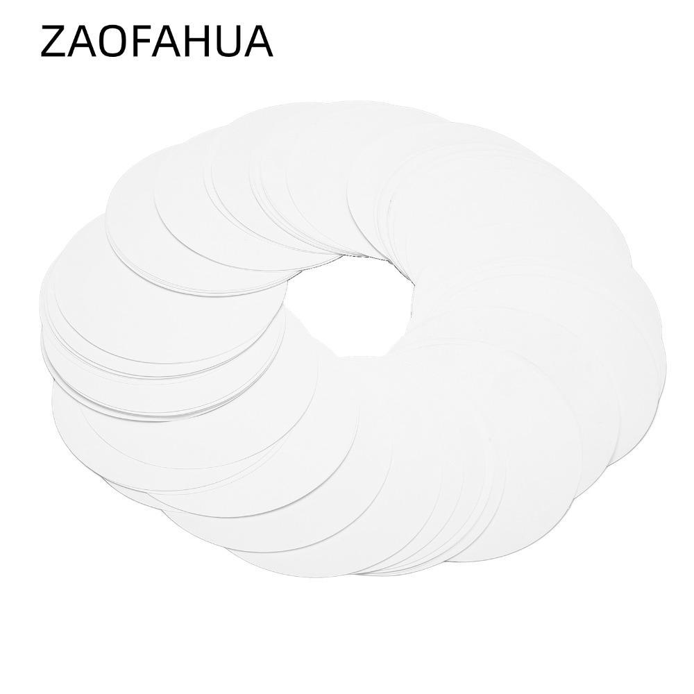 ZAOFAHUA 100 Chiếc Nút Huy Hiệu Giấy Trống, Nút Huy Hiệu Giấy Trống DIY Huy Hiệu Làm Giấy DIY Giấy L