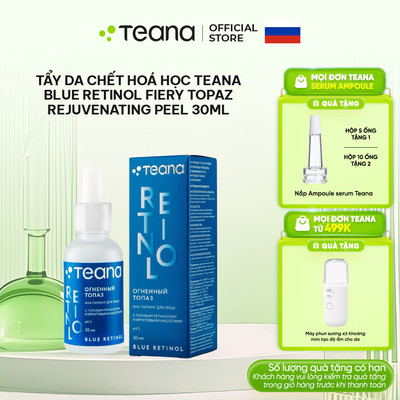 Peel Teana Blue Retinol Rejuvenating Fiery Topaz tinh chất thay da sinh học với Blue Retinol 30ml