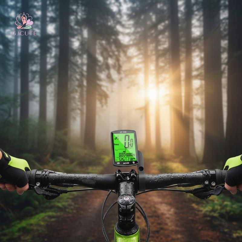GJCUTE GPS Xe Đạp Đồng Hồ Tốc Độ Xe Đạp GPS Đồng Hồ Tốc Độ Chống Nước 2.4 Inch Xe Đạp Đồng Hồ WTD