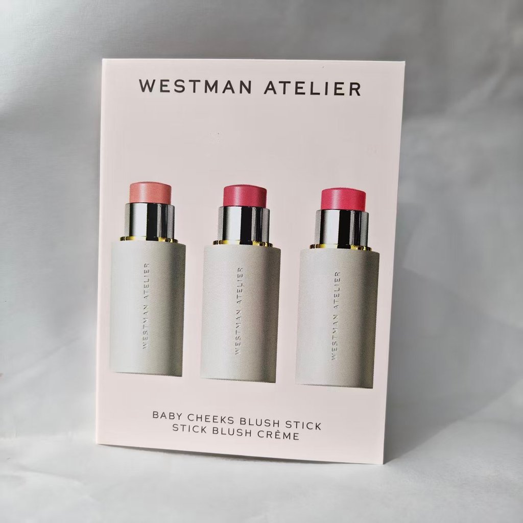Zhang Xiaohui Westman atelier Blush Stick pental / dou / poppet Tricolor Test Color Card