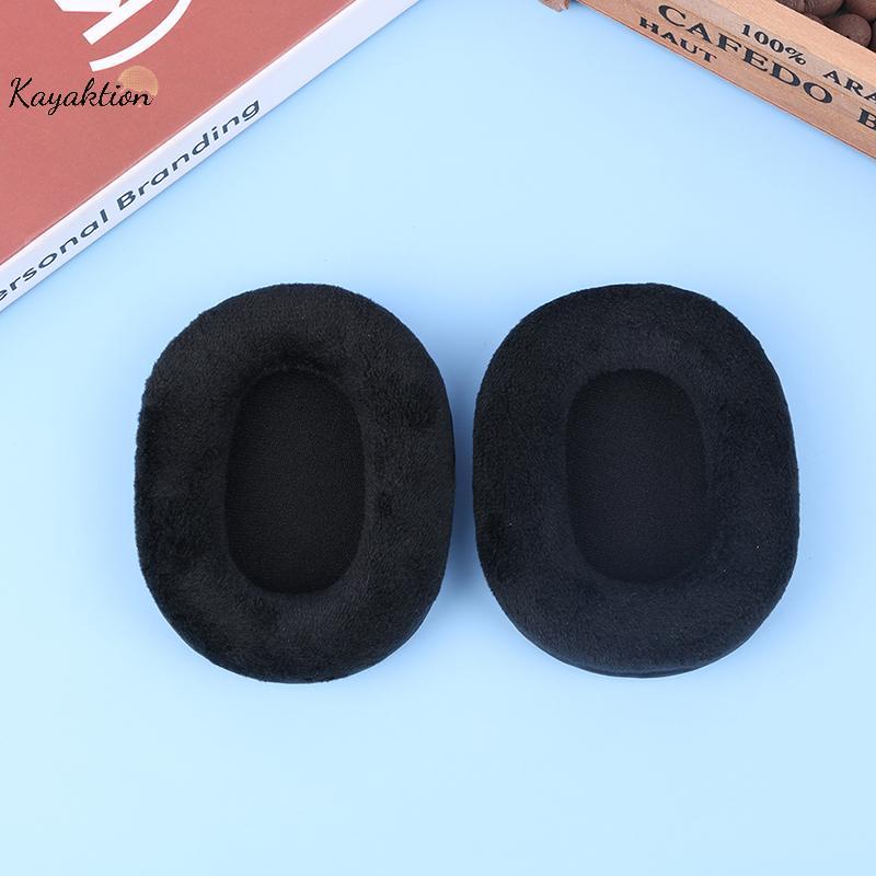 Kayaktion Velour Miếng Đệm Tai Nghe Đệm Cho Âm Thanh Technica ATH-M50X M40X M30 M40 M50 MSR7 Dj Tai 