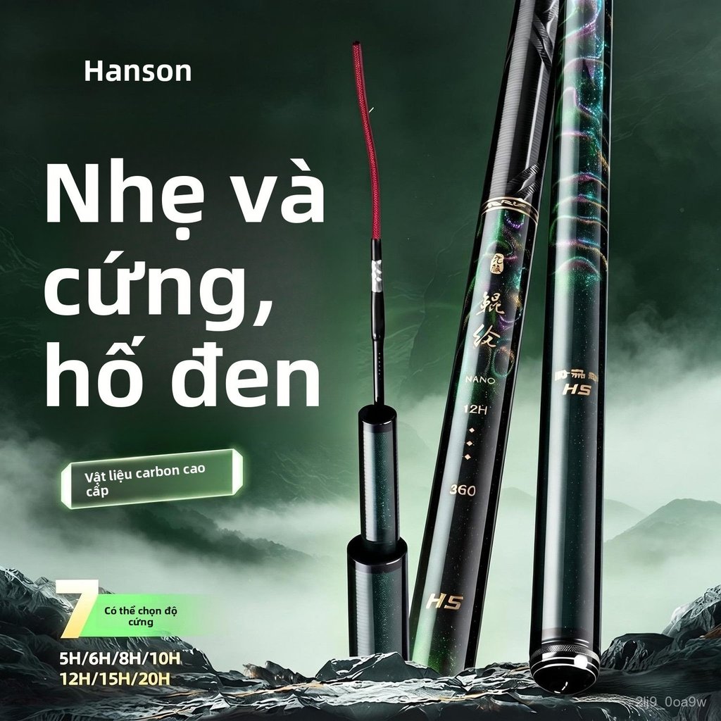 Cần câu cá siêu cứng 19 điều chỉnh, câu cá rô phi, bền đẹp, dễ dùng, bán chạy