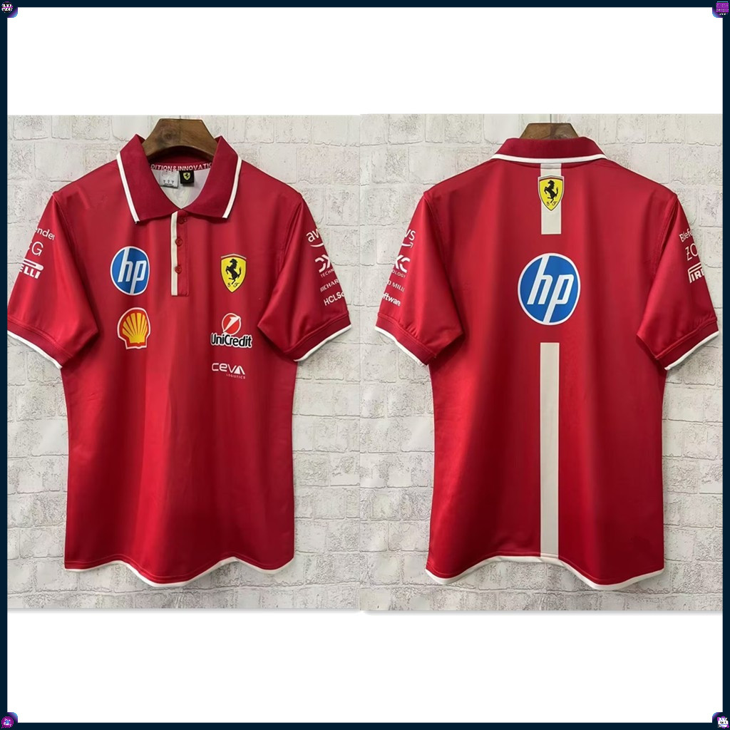 Scuderia Ferrari 2025-26 f1 Áo thun đội Polo Scuderia Ferrari Team Softshell Áo khoác thể thao thông
