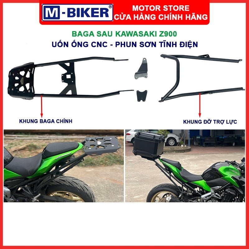 Baga Kawasaki Z900, Baga gắn thùng cho Kawasaki Z900, Cảng sau Z900 chính hãng MBIKER