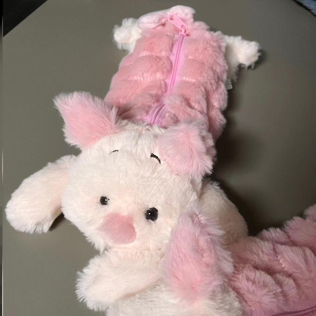 Piglet Hộp Đựng Bút Chì Eeyore Donkey Hoạt Hình Dễ Thương Sang Trọng Hình Búp Bê Hộp Đựng Túi Bảo Qu