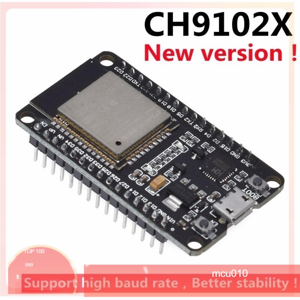 ESP32 Micro USB CH9102X WiFi+ Bluetooth Lõi Kép ESP32- ESP-WROOM-32 30pin