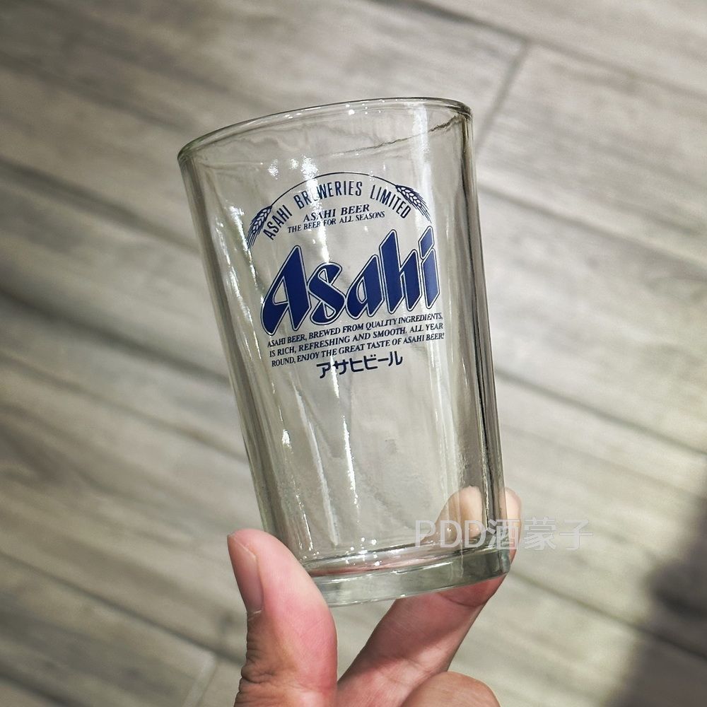 Phong Cách Mới Bia Cốc ASAHI ASAHI Thanh Thủy Tinh Izakaya Cốc Nước Vẽ Bia Cốc Whisky Cốc Happy Bar 