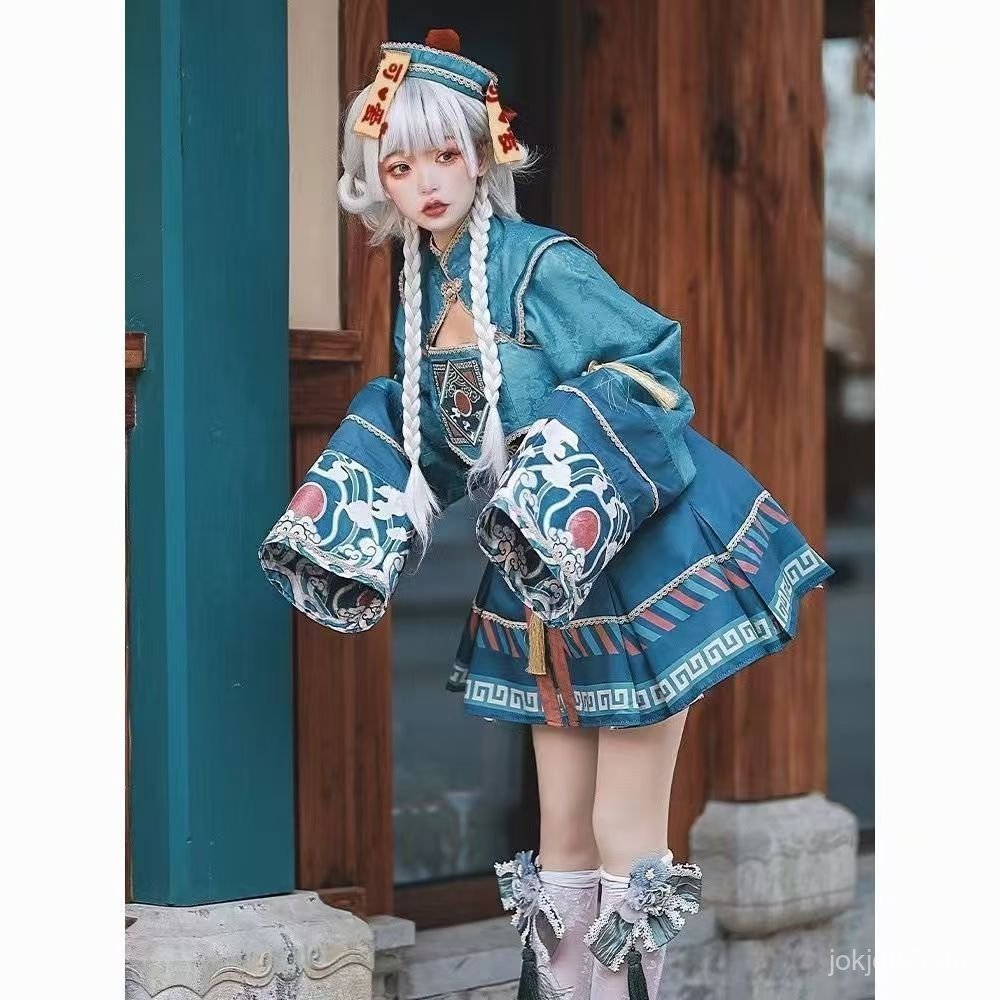 Tiểu Zombie Lolita Trang phục hóa trang Halloween cosplay Đầm Lolita nữ mặc hàng ngày