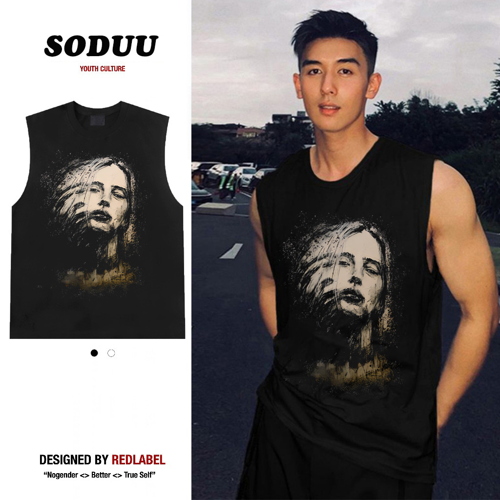 Áo Ba Lỗ nam form rộng  áo tanktop nam girl phố SUDOO