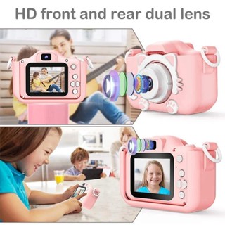 Máy Ảnh Kỹ Thuật Số Mini Mèo Camera-007 Cute Chụp Ảnh Quay Video Game Cho Bé Chống Sốc