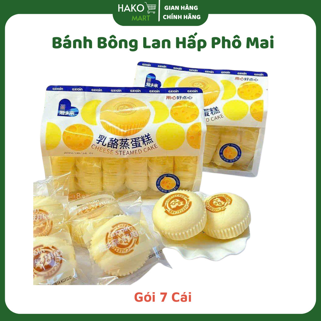 Bánh Bông Lan Hấp Phô Mai AXIQIN
