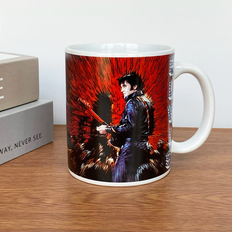 Đặt hàng chính hãng American Elvis Elvis Presley Cha của Rock Bộ sưu tập cốc nước cốc gốm sứ