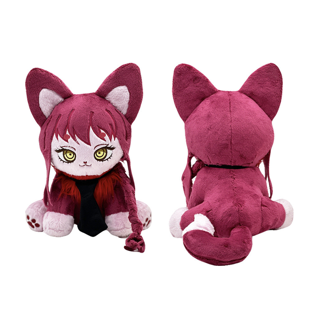 Makima Meow Chainsaw Man Búp bê sang trọng Đồ chơi nhồi bông Quà tặng trẻ em