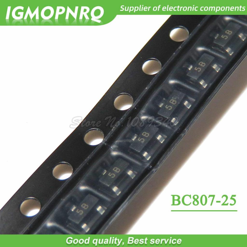 100 Chiếc BC807-25 BC807 SOT-23 IC SOT23 PNP Transistor Mới Chính Hãng