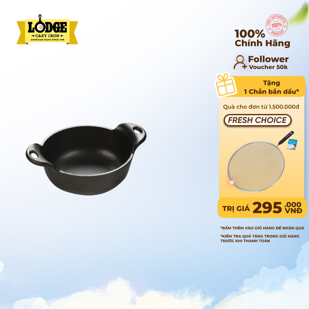 Lodge - Nồi gang để bàn - 0.35L