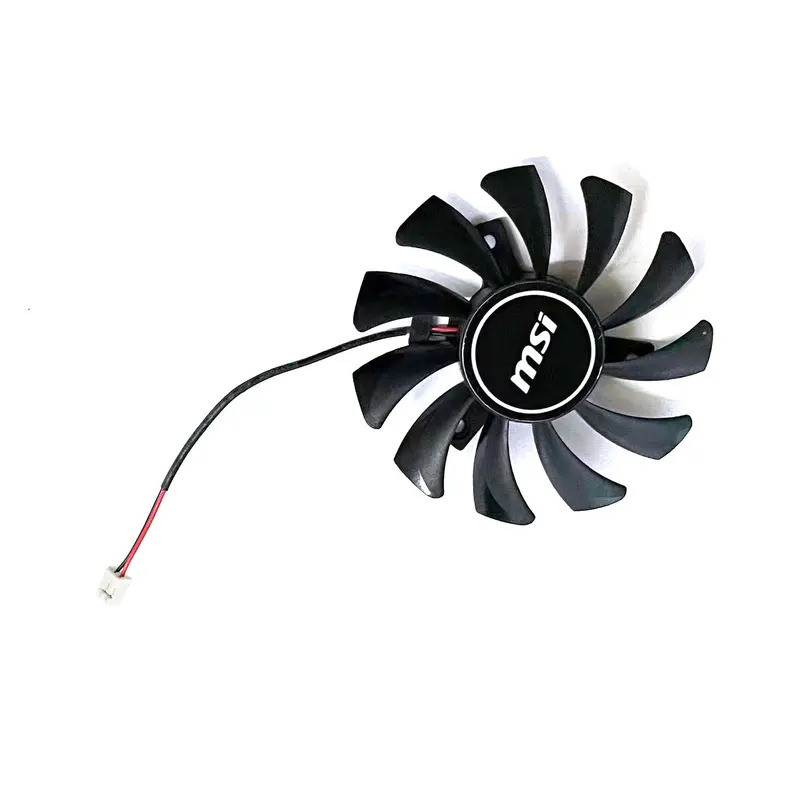 Quạt 75MM 2Pin HA8010H12F-Z GTX 1030 Cho MSI Geforce GTX 750Ti 750 N740 GTX730 GTX740 R7 250 Card Đồ