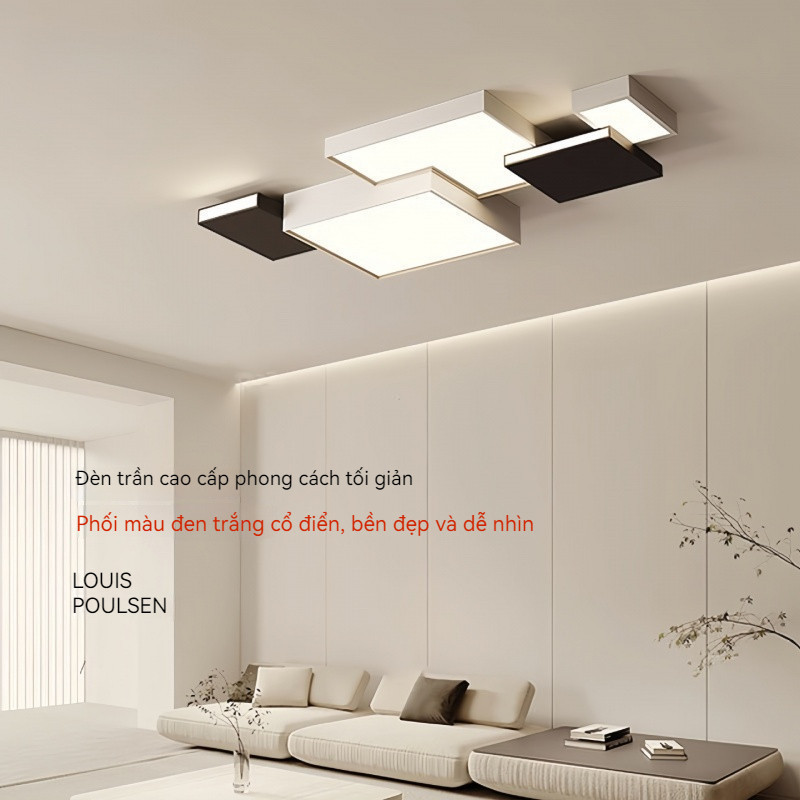 Đèn trần LED phòng khách đơn giản hiện đại. Đèn trần nhà acrylic sáng tạo-Ceiling Light-Ceiling Ligh