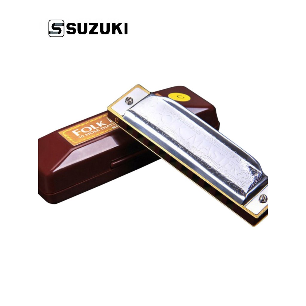 SUZUKI Suzuki Bruce Kong Harmonica Mười Lỗ Blues Người Mới Bắt Đầu Giới thiệu Học sinh Hiệu suất Lớp