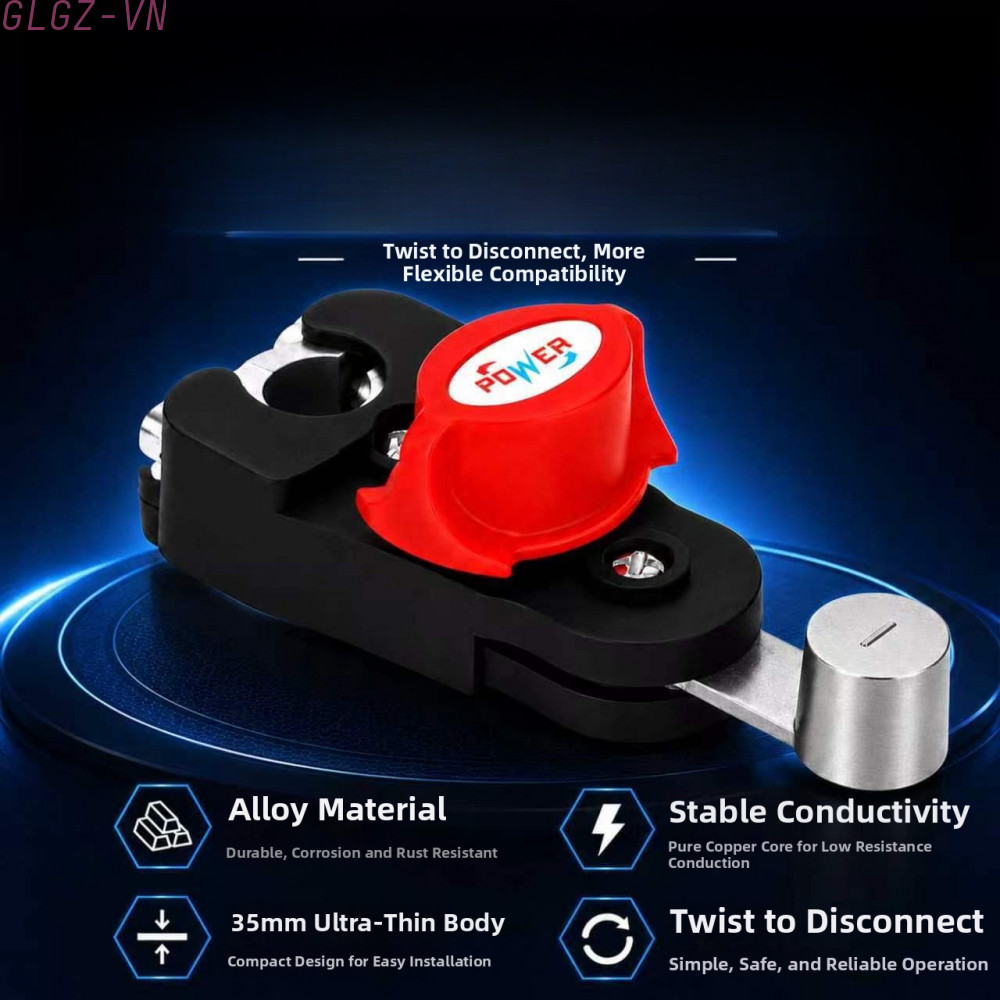 Battery Disconnect Switch Easy Battery Disconnection 12v 24v Cutoff Switch