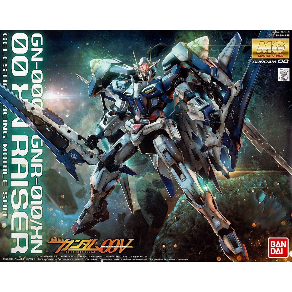 MG 1/100 GN-0000 + GNR-010/XN 00 XN RAISER CELESTIAL BEING MOBILE SUIT