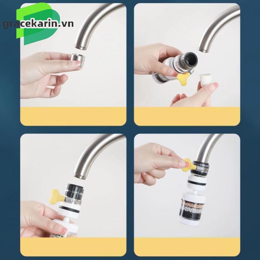 Faucet Filter Easy Maintenance Mess-Free Washing Tap Water Filter Dishwashing
